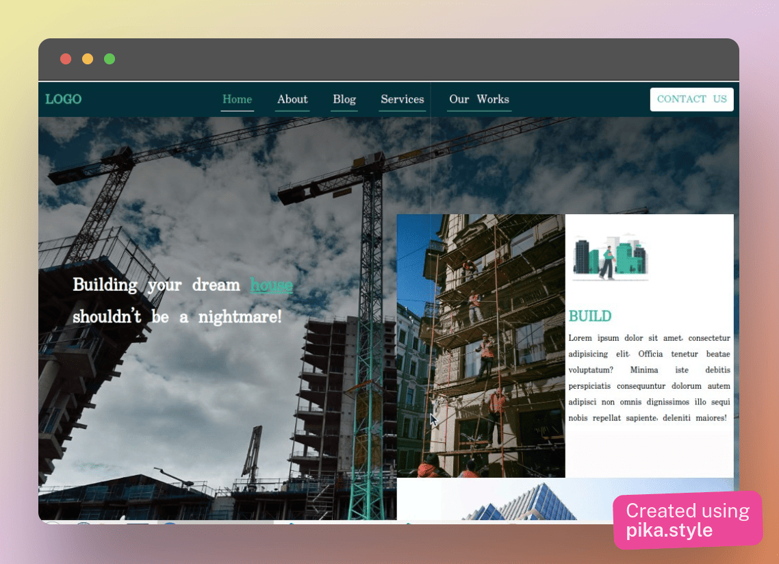 builder web site by EcodeJR