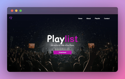 Music site designed by EcodeJR