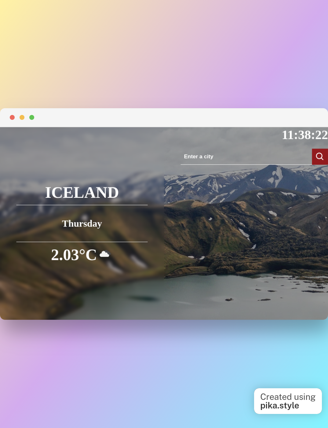weather app by EcodeJR